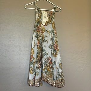 FP one tunic style/ short dress  100%cotton, sz s without tags